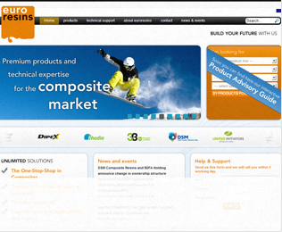 Euroresins website